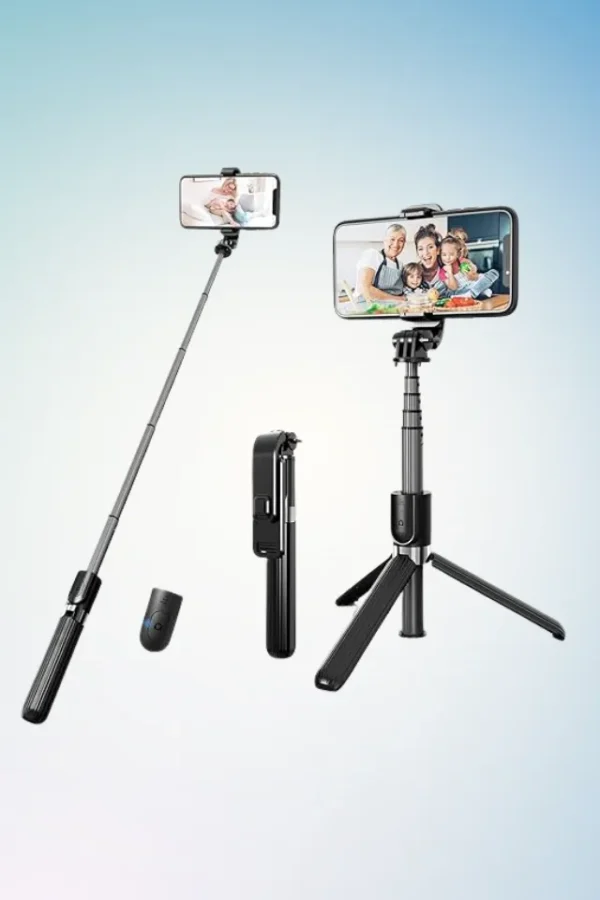 أجمد سيلفي مع R1-L Long Bluetooth Selfie Stick With Tripod