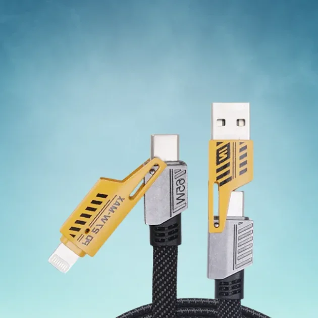 كابل الشحن 4 في 1: حل الشحن المتكامل، مع ضمان 24 شهرًا!