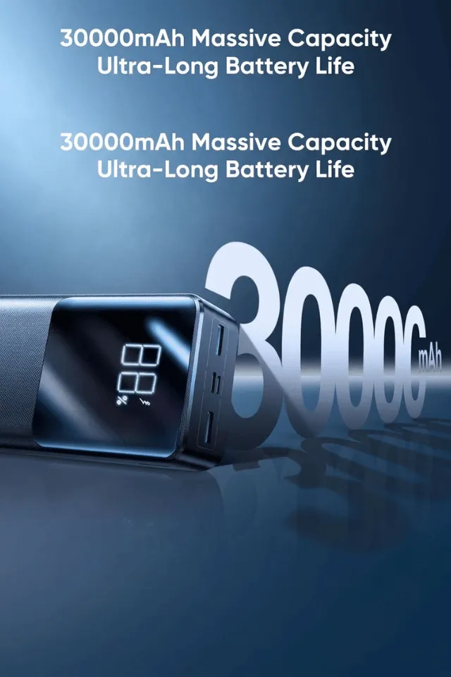 JOYROOM Power Bank 30000mAh – وحش الطاقة
